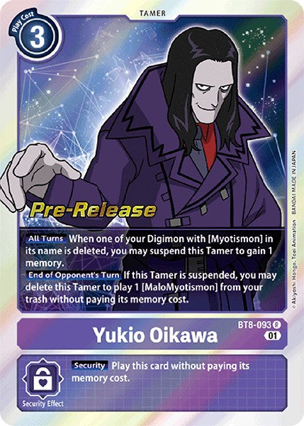Yukio Oikawa [BT8-093] [New Awakening Pre-Release Cards] 