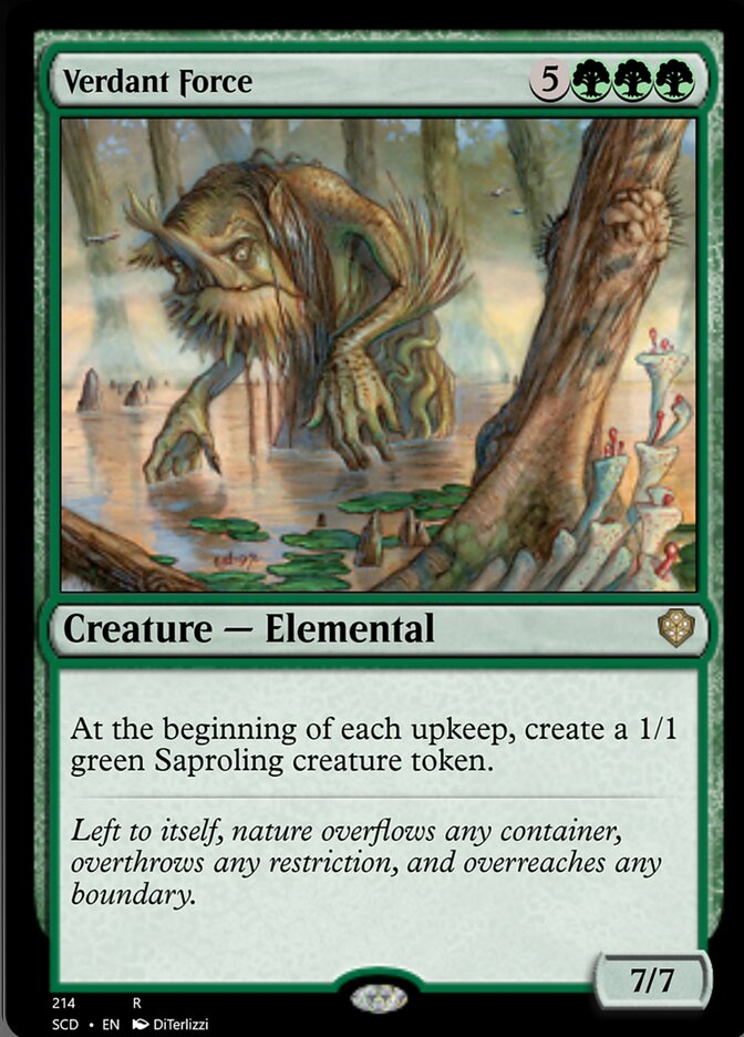 Verdant Force [Starter Commander Decks] 