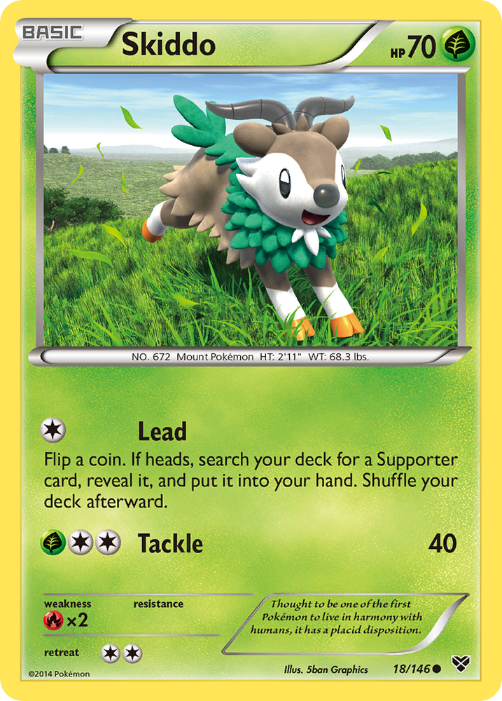 Skiddo (18/146) [XY: Base Set] 