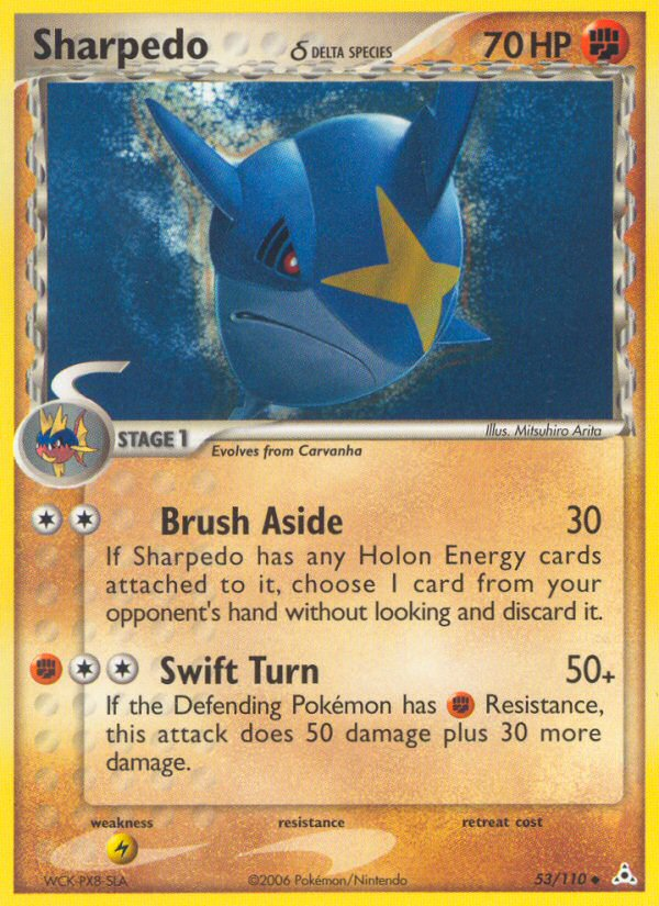 Sharpedo (53/110) (Delta Species) [EX: Holon Phantoms] 