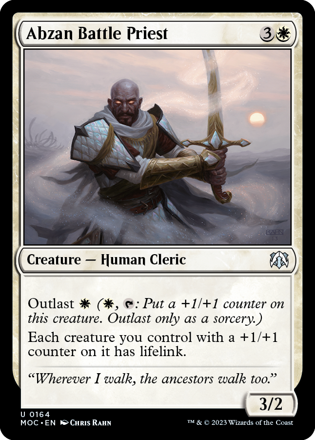 Abzan Battle Priest [March of the Machine Commander] 