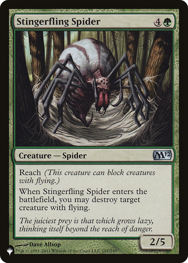 Stingerfling Spider [The List Reprints] 