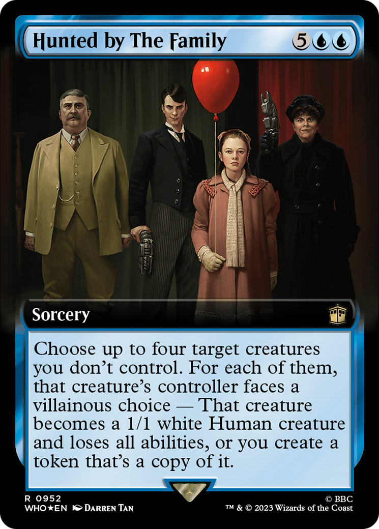 Hunted by The Family (Extended Art) (Surge Foil) [Doctor Who] 