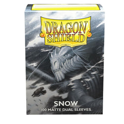 Dragon Shield: Standard 100ct Sleeves - Snow (Dual Matte) 