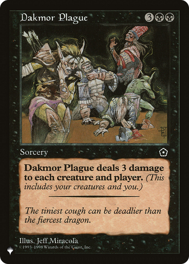 Dakmor Plague [The List Reprints] 