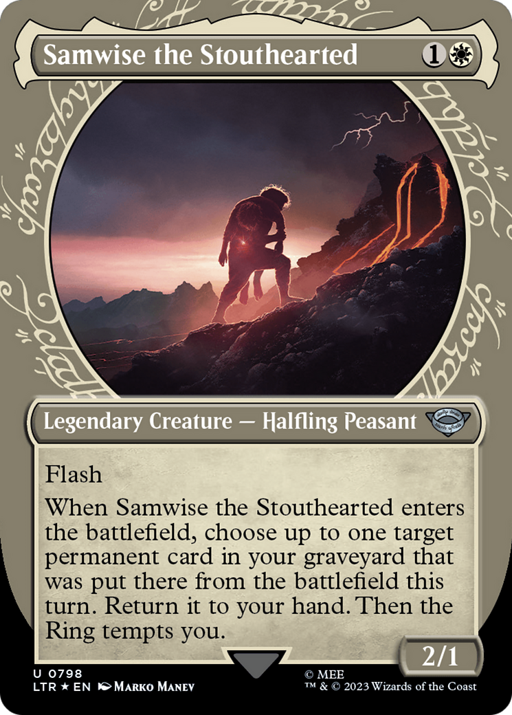 Samwise the Stouthearted (Showcase) (Surge Foil) [The Lord of the Rings: Tales of Middle-Earth] 