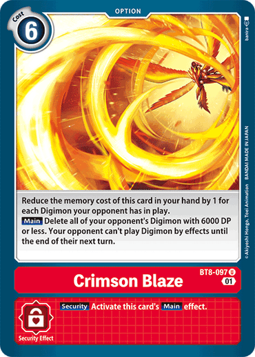 Crimson Blaze [BT8-097] [New Awakening]