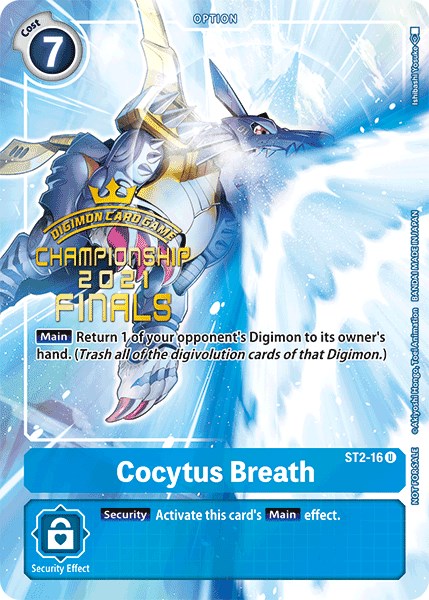 Cocytus Breath [ST2-16] (2021 Championship Finals Tamer's Evolution Pack) [Starter Deck: Cocytus Blue Promos] 