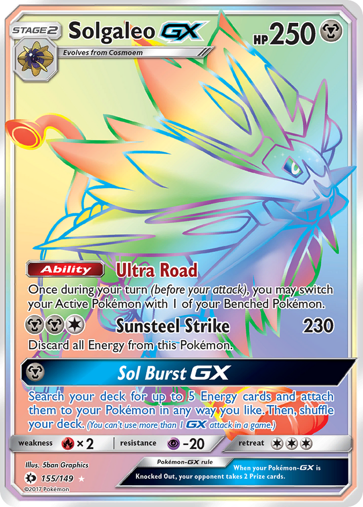Solgaleo GX (155/149) [Sun &amp; Moon: Base Set] 