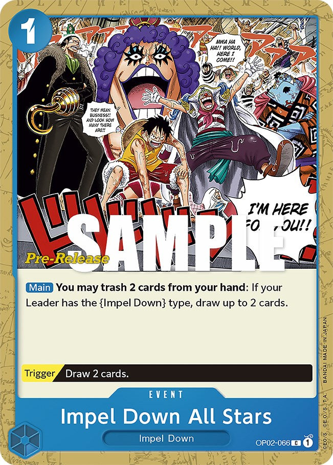 Impel Down All Stars [Paramount War Pre-Release Cards] 