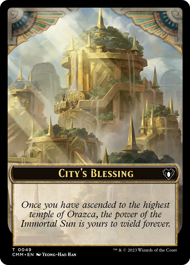 City's Blessing // Ogre Double-Sided Token [Commander Masters Tokens] 