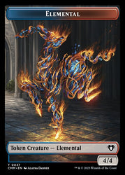 Eldrazi // Elemental (0037) Double-Sided Token [Commander Masters Tokens] 