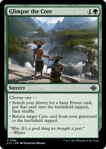 Glimpse the Core [The Lost Caverns of Ixalan] 