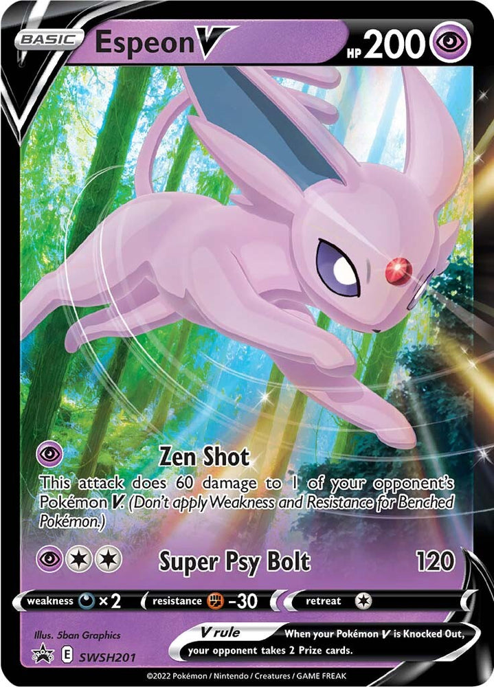 Espeon V (SWSH201) [Sword &amp; Shield: Black Star Promos] 
