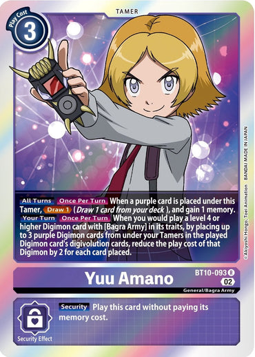 Yuu Amano [BT10-093] [Xros Encounter] 