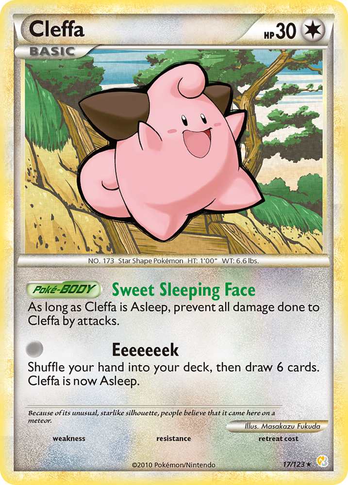 Cleffa (17/123) [HeartGold &amp; SoulSilver: Base Set] 