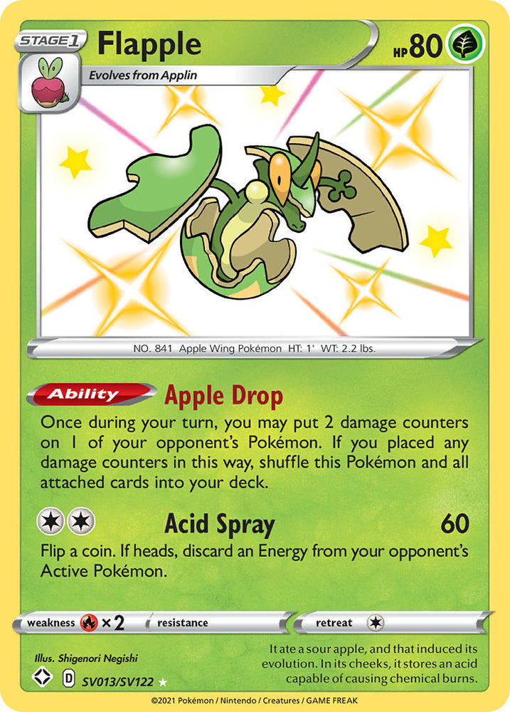 Flapple (SV013/SV122) [Sword &amp; Shield: Shining Fates] 