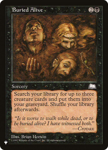 Buried Alive [The List Reprints] 