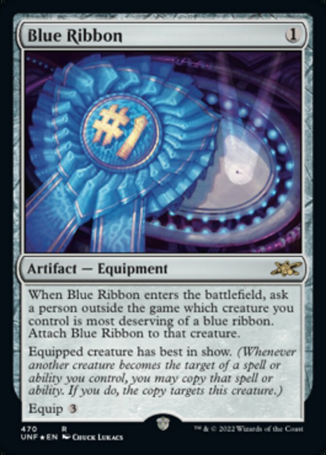 Blue Ribbon (Galaxy Foil) [Unfinity]