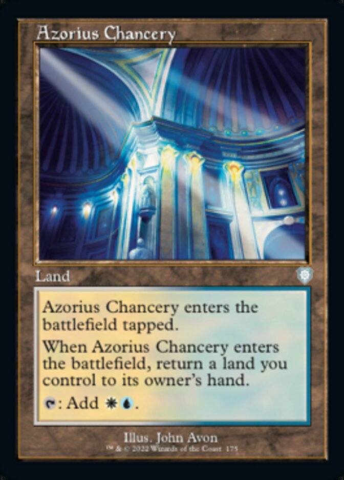 Azorius Chancery (Retro) [The Brothers' War Commander] 