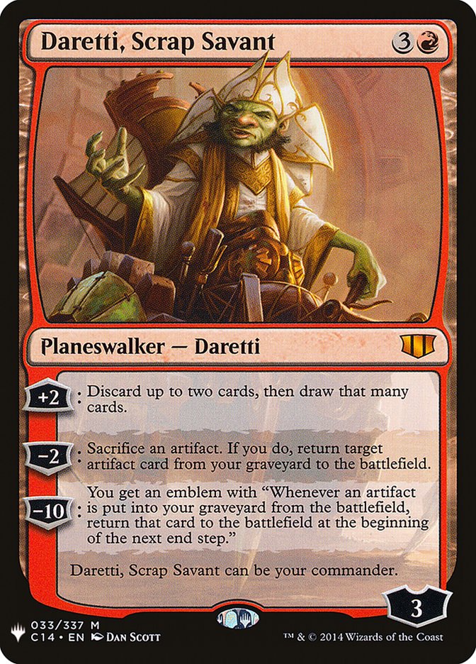 Daretti, Scrap Savant (C14) [The List]