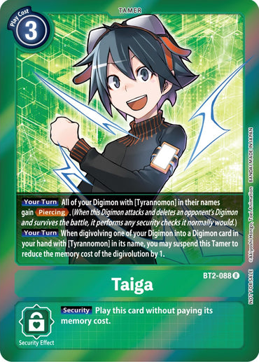 Taiga [BT2-088] (Event Pack 4) [Release Special Booster Promos] 