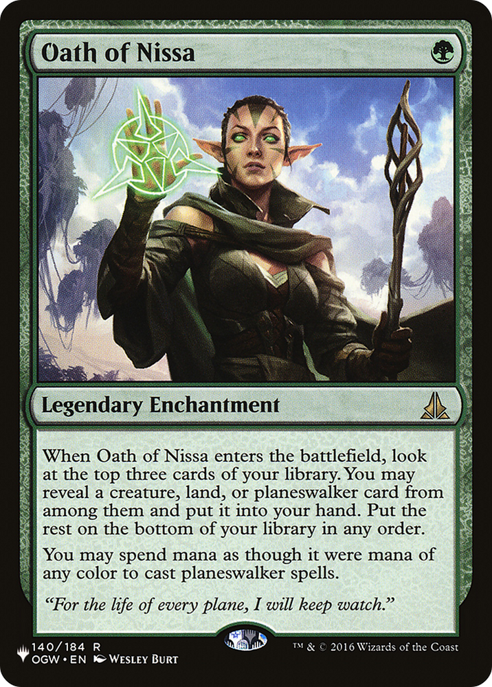 Oath of Nissa [The List Reprints] 