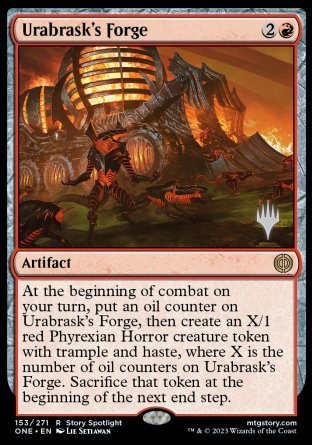 Urabrask's Forge (Promo Pack) [Phyrexia: All Will Be One Promos] 