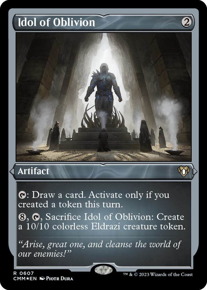 Idol of Oblivion (Foil Etched) [Commander Masters] 