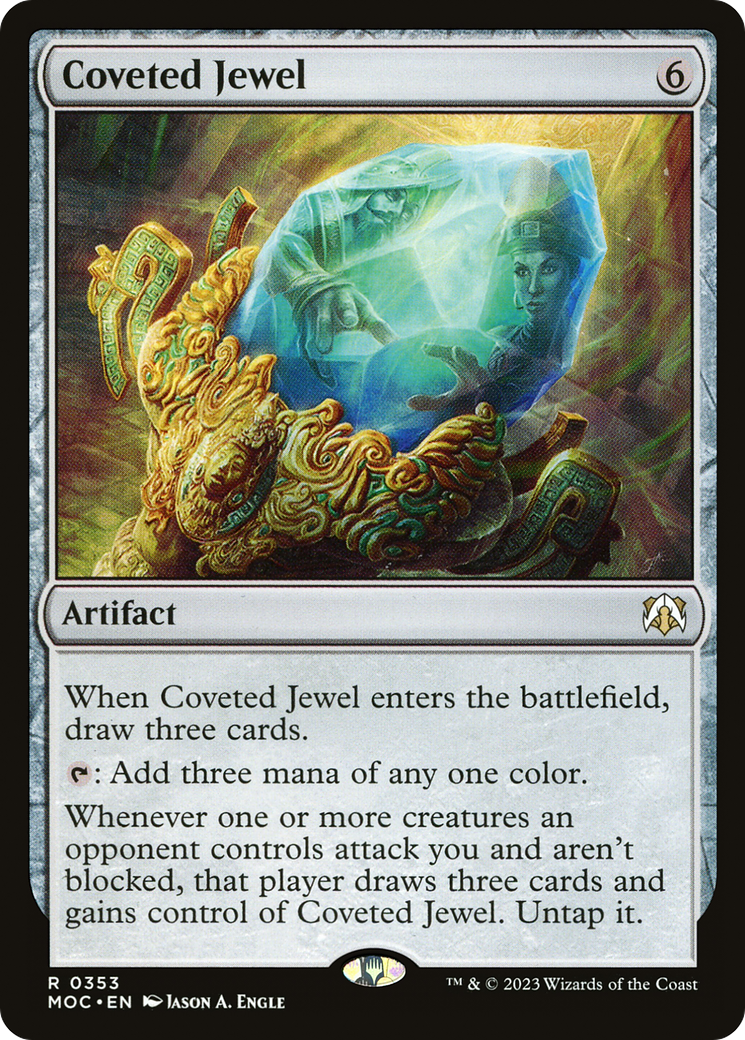 Coveted Jewel (Ripple Foil) [Modern Horizons 3 Commander] 