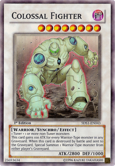 Colossal Fighter [5DS1-EN043] Super Rare 