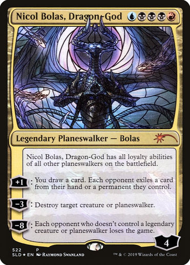 Nicol Bolas, Dragon-God (Stained Glass) [Secret Lair Drop Promos] 