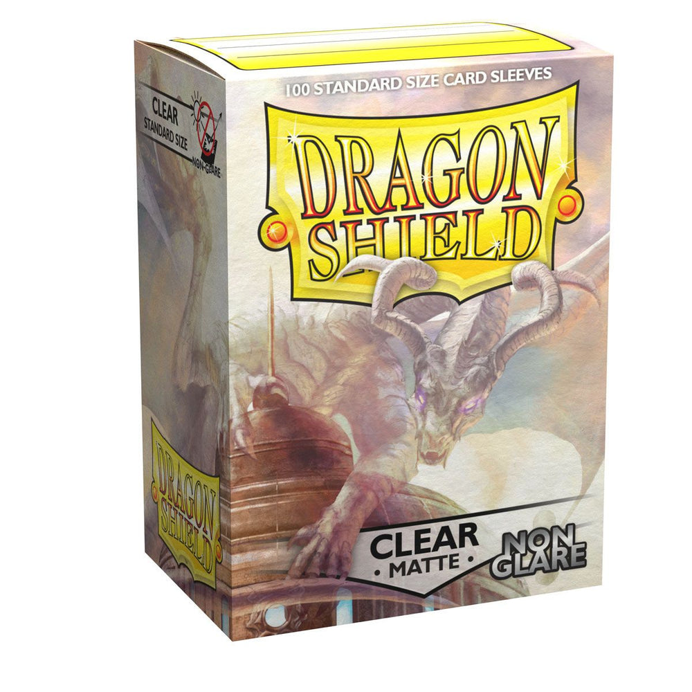 Dragon Shield: Standard 100ct Sleeves - Clear (Non-Glare Matte) 