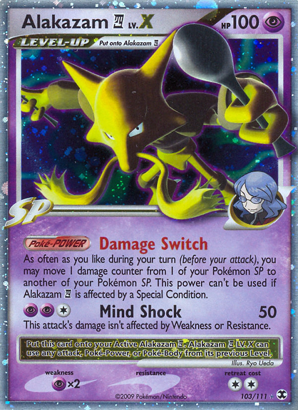 Alakazam LV.X (103/111) [Platinum: Rising Rivals] 