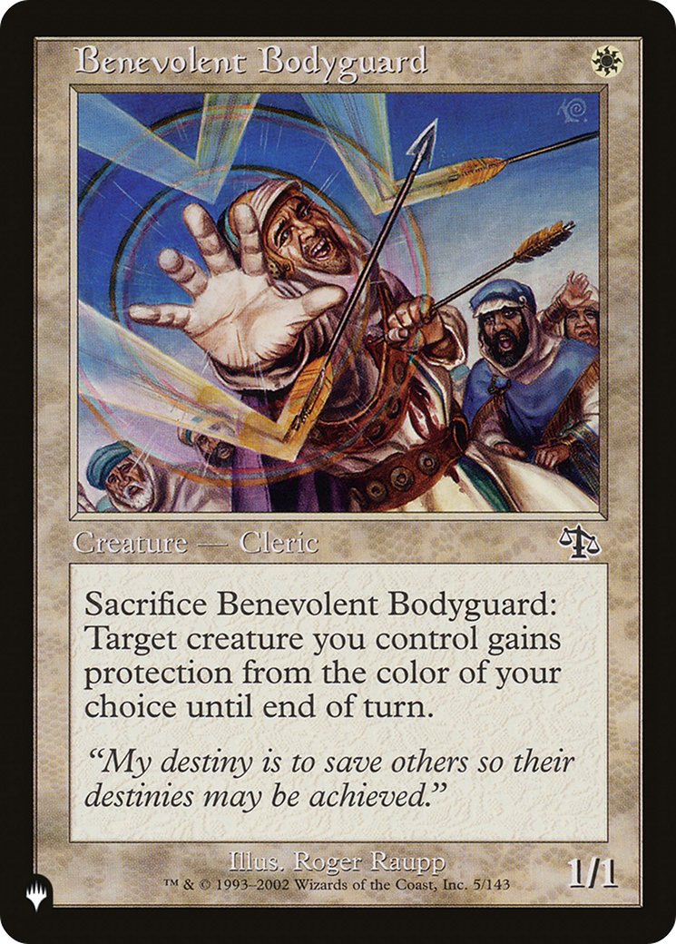 Benevolent Bodyguard [The List Reprints] 