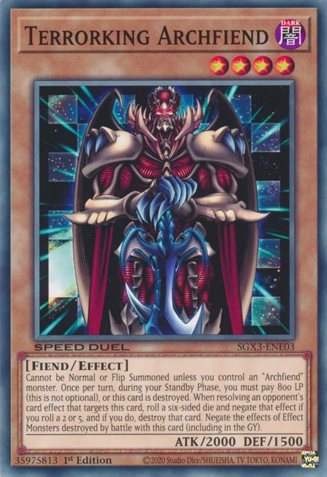 Terrorking Archfiend [SGX3-ENE03] Common 