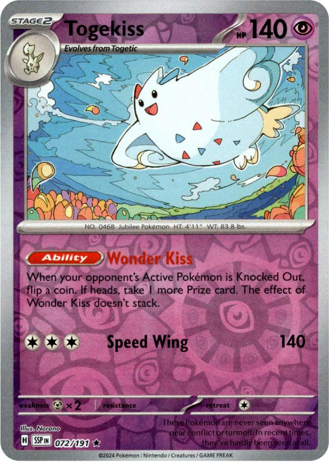 Togekiss (072/191) [Scarlet & Violet: Surging Sparks] 