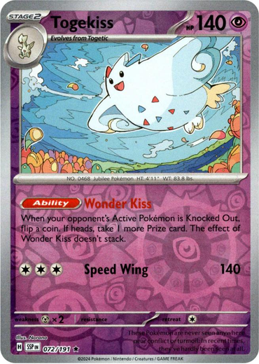 Togekiss (072/191) [Scarlet &amp; Violet: Surging Sparks] 