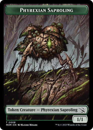 Phyrexian Saproling Token [March of the Machine Tokens] 