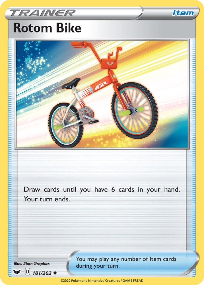 Rotom Bike (181/202) [Sword &amp; Shield: Base Set] 