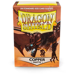 Dragon Shield: Standard 100ct Sleeves - Copper (Matte) 