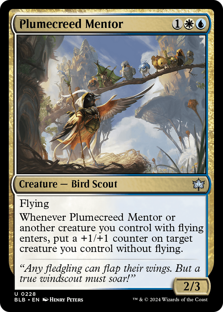 Plumecreed Mentor [Bloomburrow] 