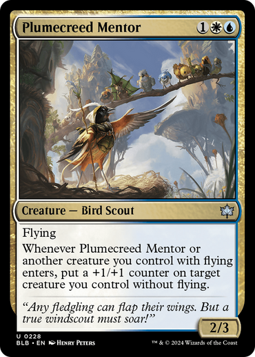 Plumecreed Mentor [Bloomburrow] 