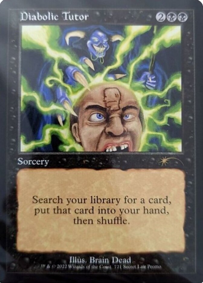 Diabolic Tutor (Retro) [Secret Lair Drop Promos] 