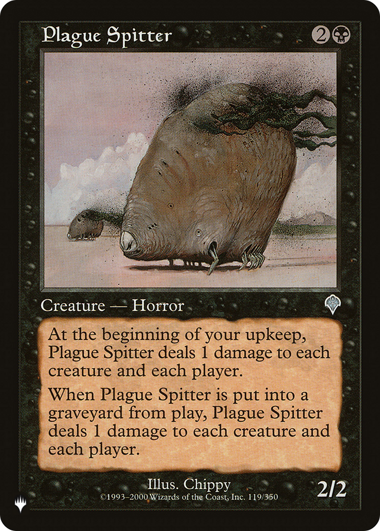 Plague Spitter [The List Reprints] 