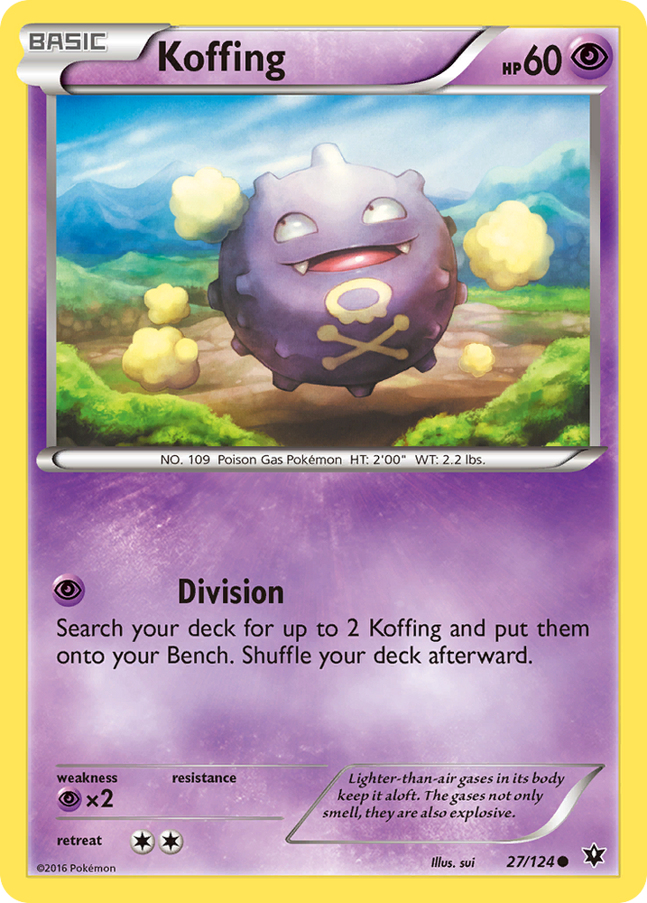 Koffing (27/124) [XY: Fates Collide] 