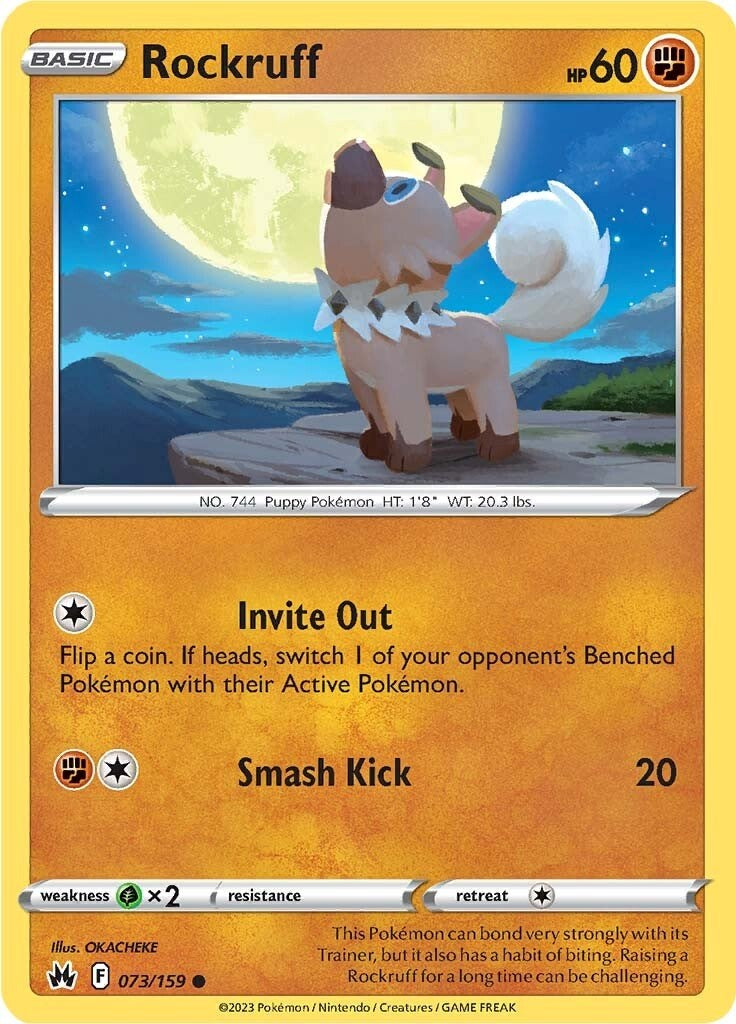 Rockruff (073/159) [Sword & Shield: Crown Zenith] 