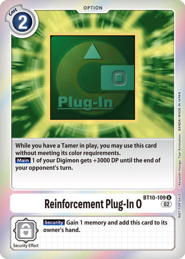 Reinforcement Plug-In 0 [BT10-109] (Event Pack 4) [Xros Encounter Promos] 