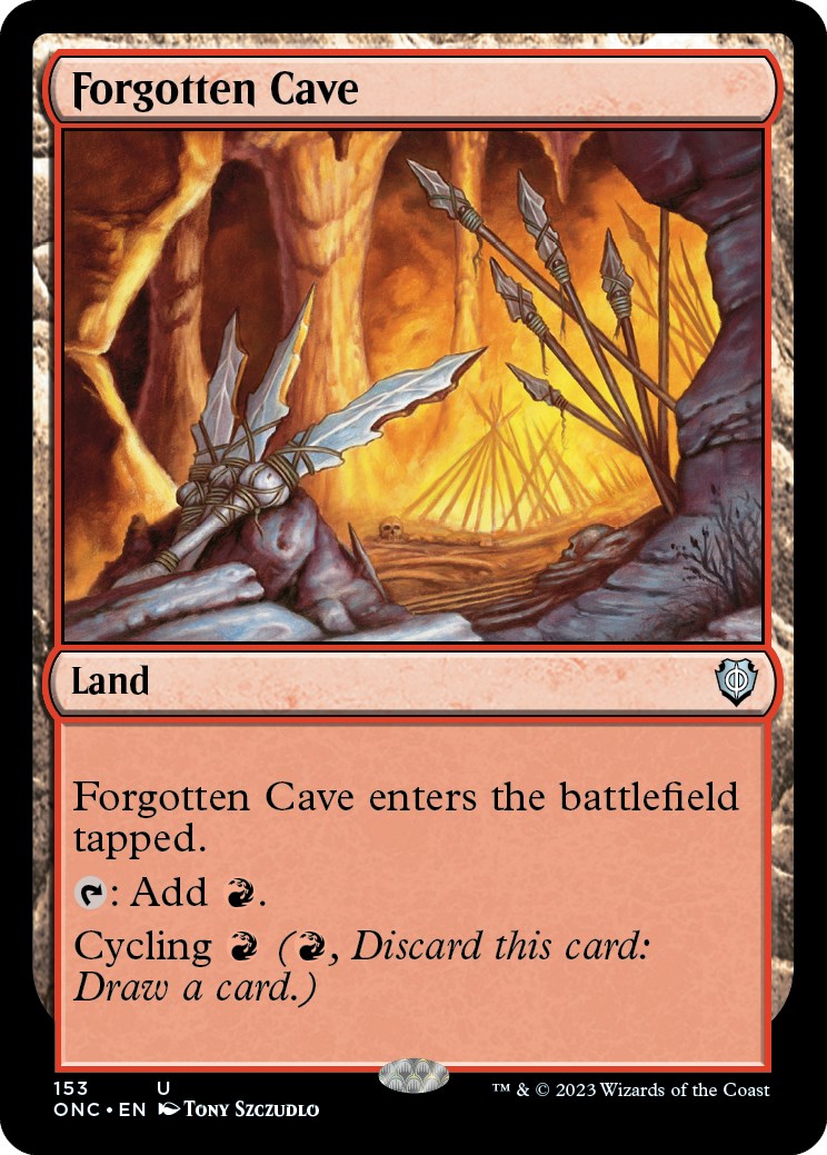 Forgotten Cave [Phyrexia: All Will Be One Commander] 