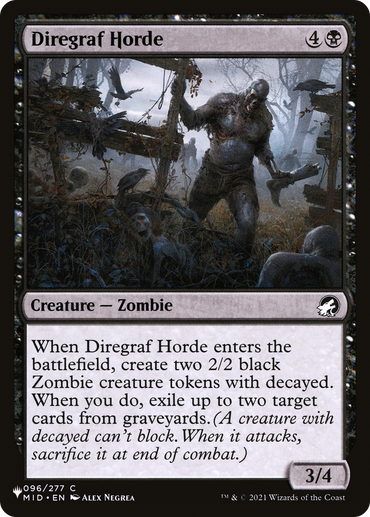 Diregraf Horde [The List Reprints] 